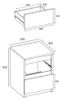 MRBLS_HOME - Nachttisch Grau Matt - Nachtschrank - Produktbild-Vorschau 3