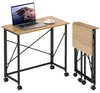 HOMCOM Schreibtisch Klappbar Kleiner 80 cm Produktbild-Vorschau 1
