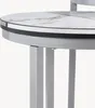 Set de 3 tables 'Bornholm' en marbre, blanc Voir les images du produit 12