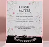 Liebste Mutter - Armband mit kubischen Zirkonia Kristallen Produktbild-Vorschau 1