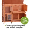 zooprinz Hasenstall Kaninchenstall Krümmel | Rot-Braun | Produktbild-Vorschau 4