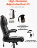 SucceBuy Executive Chair Dossier haut noir avec accoudoirs Voir les images du produit 6