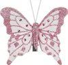 Schmetterling mit Clip 8cm 4er Set Rosa Produktbild-Vorschau 5