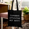 Mr. & Mrs. Panda Tote Bag Spruch Im Team zusammenarbeiten - Produktbild-Vorschau 2