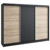 Schwebetürenschrank MERO 3-türig Schrank 200 cm  mit Produktbild-Vorschau 2