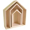3 Etagères en bois - Maison Voir les images du produit 2