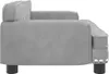 vidaXL Pelíšek pro psy Světle šedý 70x45x30 cm Velvet Náhled obrázku produktu 4