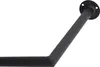 A black metal corner wand clothes rack is shown against a white background. Produktbild-Vorschau