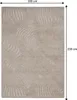 Teppich Wohnzimmer - 160x230 cm - Beige - Geometrisches Produktbild-Vorschau 2