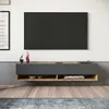 Table TV 'Laitila' 140x31,5x29,5 cm chêne Voir les images du produit 4