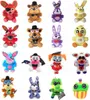 A collage of various plush toys from the Five Nights at Freddy's franchise. Produktbild-Vorschau