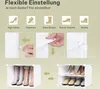 EUGAD Schuhboxen, Schuhregal Kunststoff, mit Haken, Tür, Produktbild-Vorschau 6