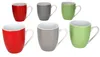 6x Variant Trio Kaffeebecher 350ml Porzellan-Tassen 6 Produktbild-Vorschau 1