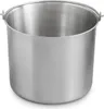 A stainless steel bucket with handles, shown from a slightly elevated front-side angle against a white background. Produktbild-Vorschau