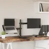 Stojak na monitor, czarny, stalowy, VESA 75/100 mm Podgląd zdjęcia produktu 2