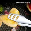 Küchenzange 1 Stück, Edelstahl Grillzange Mit Flacher Produktbild-Vorschau 4