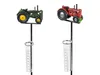 Gartenstecker Regenmesser Traktor ROT H. 90cm Formano Produktbild-Vorschau 2