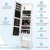 COSTWAY Skříňka na šperky se zrcadlem, s osvětlením, Náhled obrázku produktu 5