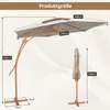 Puluomis Doppellagiger Sonnenschirm 3m, Gartenschirm mit Produktbild-Vorschau 4