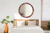 Spiegel Rund mit Aufdruck - Wandspiegel Design Wandmontage Produktbild-Vorschau 4
