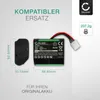 CELLONIC 2x Akku für Staubsauger Kompatibel mit Vorwerk Produktbild-Vorschau 5