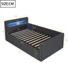 Merax Kinderbett 90x200 cm mit LED, USB und Stauraum, Produktbild-Vorschau 5