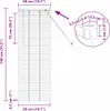 VidaXL Tende a lamelle nere 130 x 50 cm in alluminio Anteprima dell’immagine prodotto 8