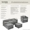 tectake® Rattan Lounge Lignano für 5 bis 6 Personen Produktbild-Vorschau 5
