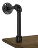 Regal Wandregal Industriestil 2 Ebenen Holz Rohr Produktbild-Vorschau 5