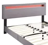 Polsterbett LEXINGTON 140x200 cm mit LED Beleuchtung, Bett Produktbild-Vorschau 4