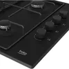 Beko HIGG 64123 SB, Zwart, Inbouw, 60 cm, Gas, Emaille, 4 Productafbeelding-voorbeeld 4