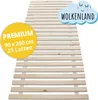 WOLKENLAND Lattenrost 90 x 200 cm | 23 Latten | Massivholz Produktbild-Vorschau 1