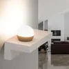 LED Wandleuchte, Metall, Beton, grau, 30 cm Produktbild-Vorschau 4