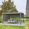 Pergola bioclimatica 3x4m con tenda da 3m + tenda da 4m I Anteprima dell’immagine prodotto 3