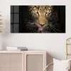 DEQORI Glasbild Echtglas 100x50 cm 'Schattenraubkatze' Produktbild-Vorschau 4