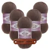 5 x ALIZE Baumwolle Gold 493 Brown mit Label Produktbild-Vorschau 1