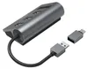 A USB hub and card reader with its accessories on a white background. Anteprima dell’immagine prodotto