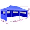 vidaXL Tente de réception Pop-Up pliable bleue 3×6 m - Voir les images du produit 10