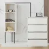 Moderner Kleiderschrank mit Schubladen & Sideboard, Weiß, Produktbild-Vorschau 4