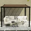 Outsunny Pergola jardin extérieur en aluminium 3 x 3 m Voir les images du produit 4