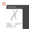 PROTEKTOR Justierstab 6025 - 100x für Noniushänger 540mm Produktbild-Vorschau 3