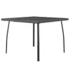 vidaXL Tavolo da giardino antracite 100x100x72 cm griglia Anteprima dell’immagine prodotto 1