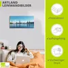 ARTland Leinwandbild Hamburg Alsterpanorama Größe: 100x50 Produktbild-Vorschau 2