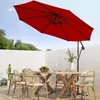 Sunula Ampelschirm 300 cm für Garten Balkon Terrasse, Rot Produktbild-Vorschau 7