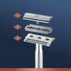 Gillette - King Double Edge Safety Razor - Shaver + 5 spare Voir les images du produit 5