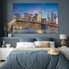 MuchoWow® Poster New York - Brooklyn Bridge - Nacht 180x120 Produktbild-Vorschau 4