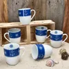 Ahoy 6x hrnek na kávu 280ml 6 osob námořnické nádobí šálek Náhled obrázku produktu 3