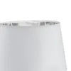 Stolní lampa - Stříbrně šedá - Bílá - Keramika - Látkové Náhled obrázku produktu 9