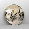 Wanduhr - Rund - Glasuhr - Reis Asien Feld Wasser - 30x30cm Produktbild-Vorschau 4