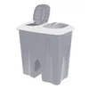 Cestino per rifiuti 2x25L grigio Anteprima dell’immagine prodotto 1